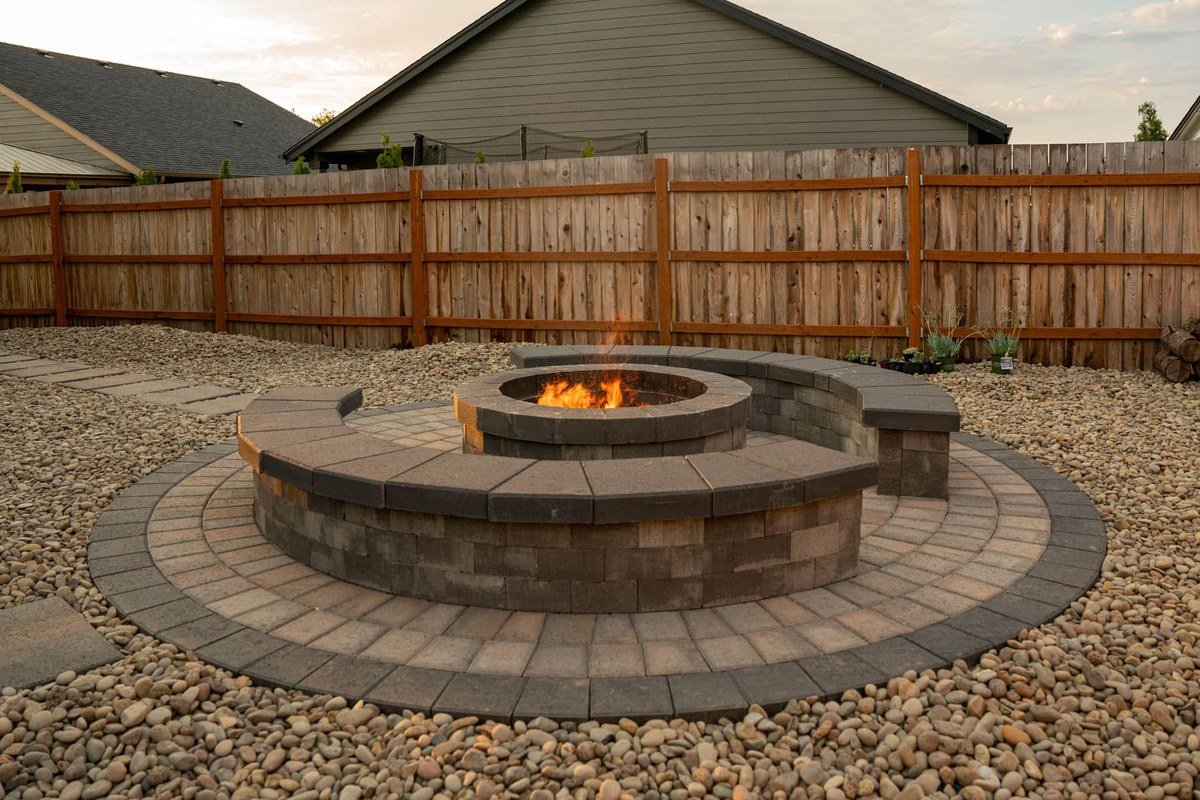 Paver Patio & Fire Pit