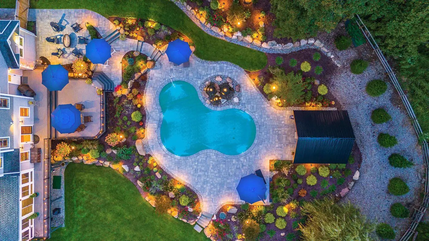 Poolside Living Space